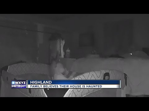 Youtube: Michigan couple says ghost seen on nanny cam scratched infant daughter
