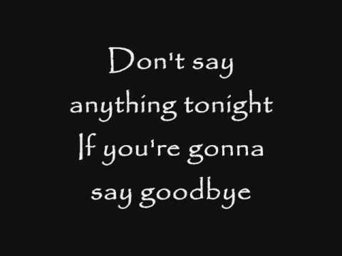 Youtube: Skillet - Say Goodbye (Lyrics)