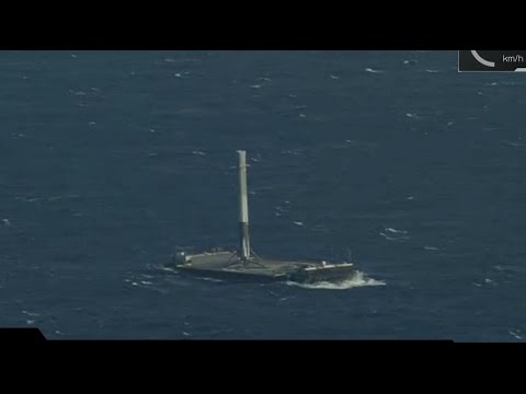 Youtube: SpaceX Falcon 9 Launch with Dragon & Successful Landing at Sea