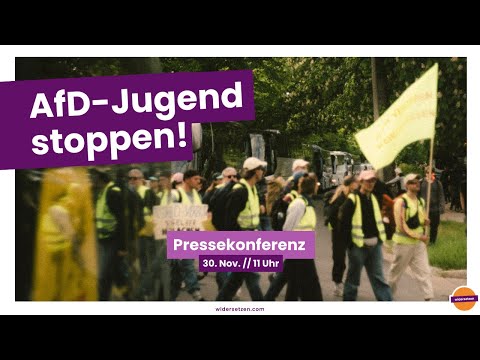 Youtube: AfD Jugend stoppen! // Pressekonferenz 30.11 // widersetzen Gießen
