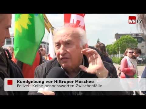 Youtube: Protest gegen Pro-NRW-Kundgebung vor Ahmaddiya-Moschee in Münster