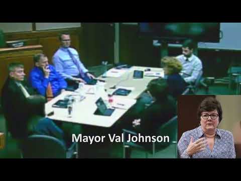 Youtube: New Brighton, MN Mayor Val Johnson literally shaking because of white privileged denier