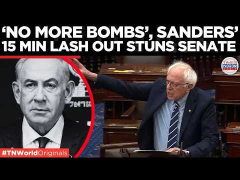 Youtube: SANDERS SHOCKS SENATE: “Stop Funding Netanyahu!” Fiery Speech Goes Viral | Times Now World
