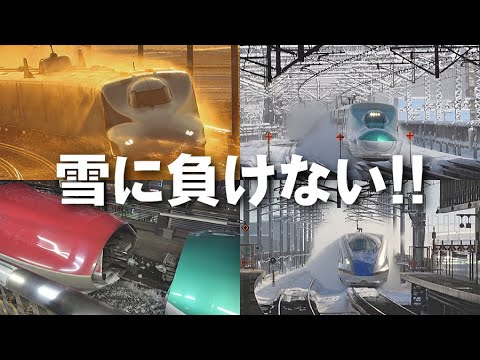Youtube: 雪に負けない!! 新幹線（東海道・上越・東北・山形・秋田・北陸新幹線）