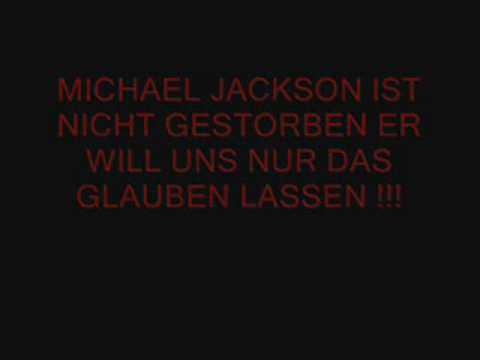 Youtube: MICHAEL JACKSON IST NICHT GESTORBEN ER LEBT NOCH !!!