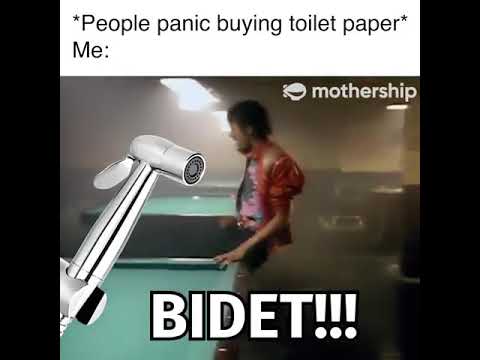 Youtube: Covid-19 Panic buying!!! | Just Bidet Corona Virus