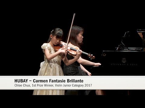 Youtube: Hubay's Carmen Fantasie Brillante - Chloe Chua (NPVC 2017)