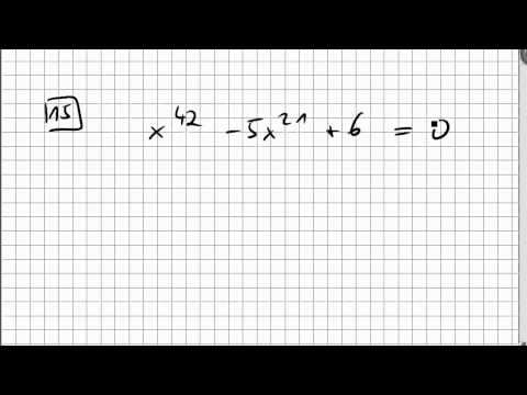 Youtube: 12.04_5 kubische Gleichungen und Gleichungen höheren Grades