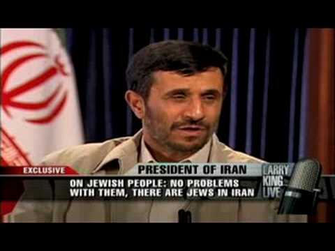 Youtube: Ahmadinejad on Jews - Larry King