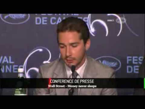 Youtube: Cannes 2010 Wall Street 2 Money Never Sleeps Cast Press Conference Part 2 of 5