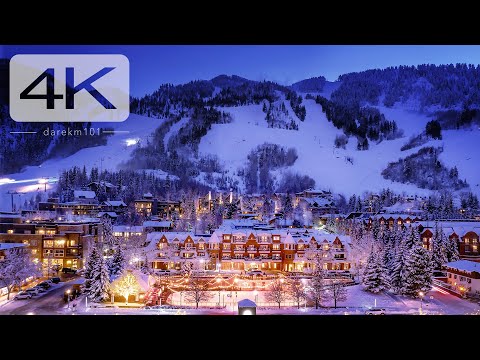 Youtube: Aspen Colorado Cinematic Walking Tour through the Christmas decorated famous ski town 4K