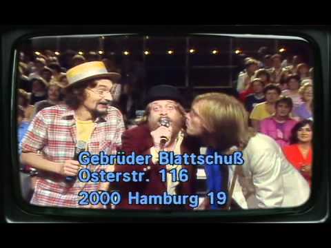 Youtube: Gebrüder Blattschuss - Ich bin in Diana verliebt 1981