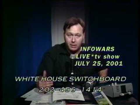 Youtube: 9/11 CONSPIRACY:  ALEX JONES PREDICTS 9/11 IN JULY 2001