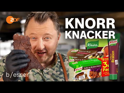 Youtube: Fleischpulver Festival: Sebastian entlarvt Bratensauce von Knorr | Tricks der Lebensmittelindustrie