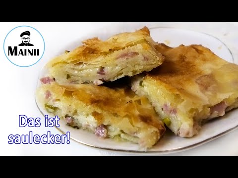 Youtube: Schinken-Käse-Strudel selber machen / Strudel Rezept