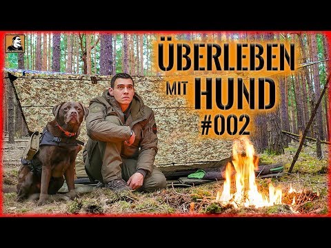 Youtube: "Survival Mattin" ÜBERLEBEN mit HUND #002 | ÜBERNACHTUNG im SHELTER | BIWAK | BUSHCRAFT APPORTIEREN