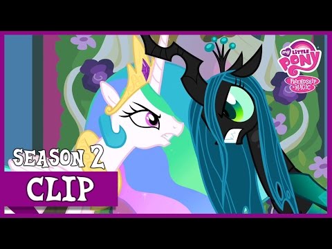 Youtube: Princess Celestia vs. Queen Chrysalis (A Canterlot Wedding) | MLP: FiM [HD]