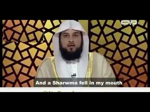 Youtube: Guy slips and accidentally eats Shawarma