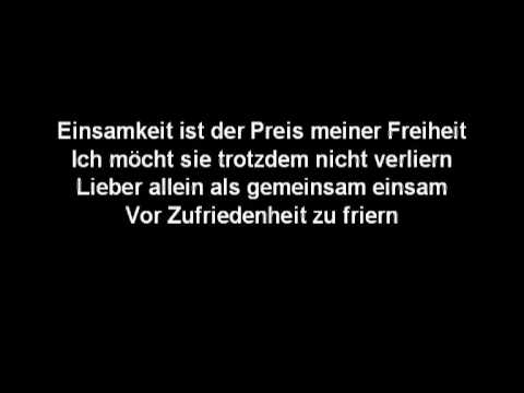 Youtube: Einsamkeit ist der Preis meiner Freiheit