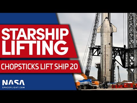 Youtube: SpaceX Stacks Starship onto Super Heavy with Chopsticks
