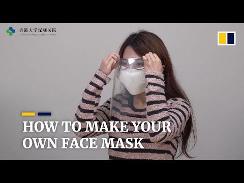 Youtube: Experts devise do-it-yourself face masks to help people battle coronavirus