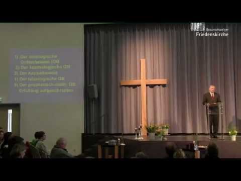 Youtube: Gott beweisen durch die Liebe 03.02.2013 von Werner Gitt