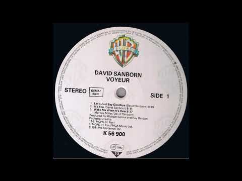 Youtube: DAVID SANBORN - Wake me when it´s over