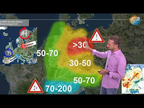 Youtube: Trockenheit & Regen: Wann kommt der (große) Regen? Endet die Trockenheit? Oktober-Trend!