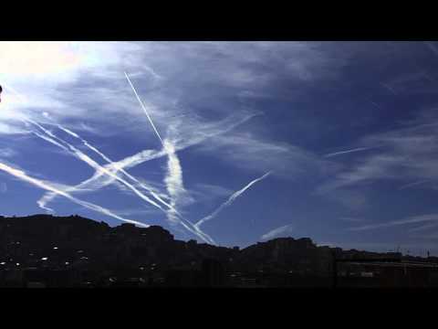 Youtube: Chemtrails Time Lapse Barcelona