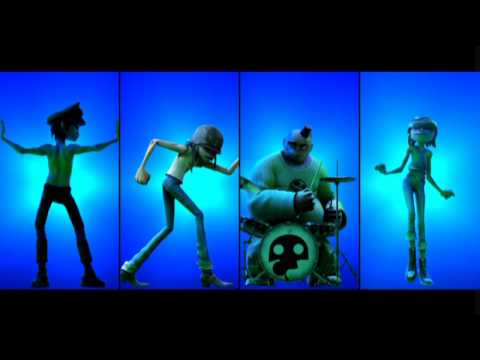 Youtube: Gorillaz - Dirty Harry (BRITs Animation) (Screen only)