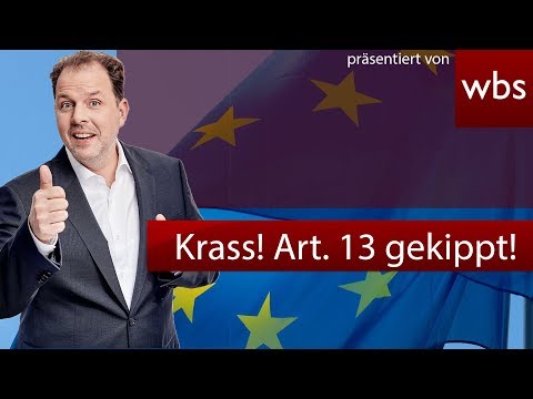 Youtube: ACHTUNG APRILSCHERZ! Sensation! Artikel 13 gekippt. Eil-Abstimmung im EU Parlament | RA Solmecke