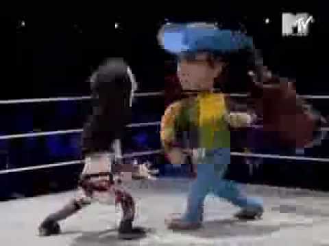 Youtube: Celebrity Death Match - Garth Brooks vs Marilyn Manson