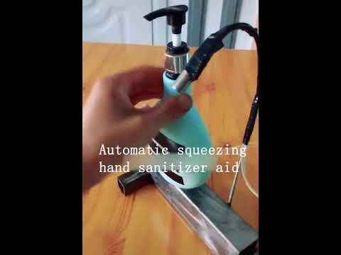 Youtube: Automatic Squeezing Hand Sanitizer Aid