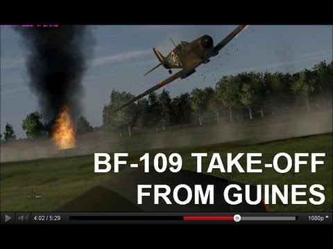 Youtube: Bf-109 t/o from Guines - - - - By Søren Dalsgaard