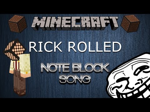 Youtube: How To Rick Roll In Minecraft