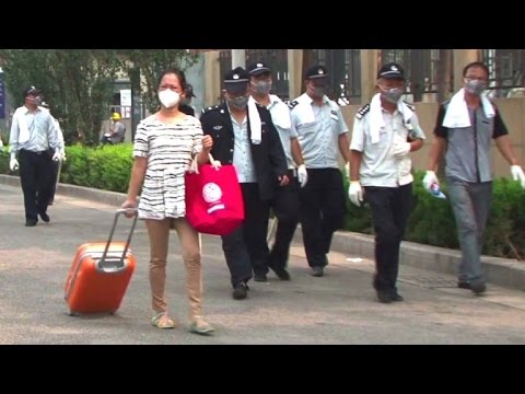 Youtube: Angst vor Giftwolke nach Explosionen in Tianjin