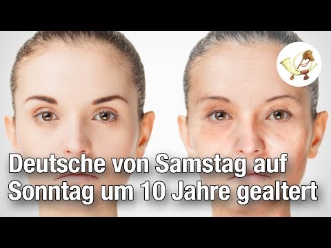 Youtube: Mediziner rätseln: Deutsche von Samstag auf Sonntag um 10 Jahre gealtert