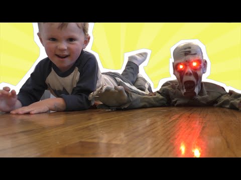 Youtube: Jagger gets a Crawling Zombie! | Halloween Express Animatronics | Spirit Halloween Animatronics