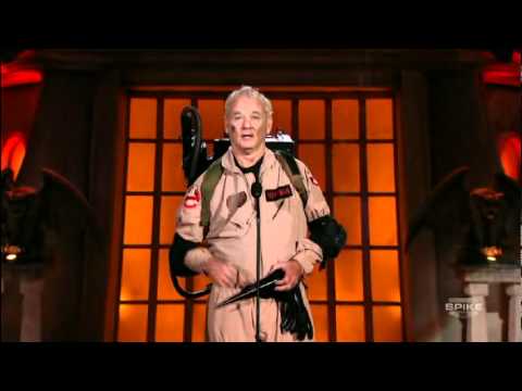 Youtube: Bill Murray's Acceptance Speech: Scream Awards 2010