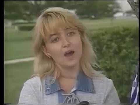 Youtube: Darlie Routier's graveside Silly String party