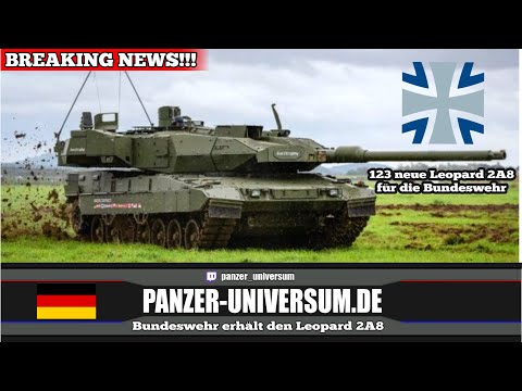 Youtube: Bundeswehr bestellt offiziell 123 Leopard 2A8 - Tschechien kauft 246 SPz CV90 MKIV - Breaking News
