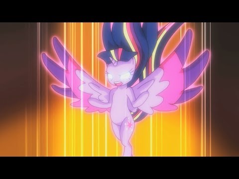 Youtube: Twilight's Rainbow Power form