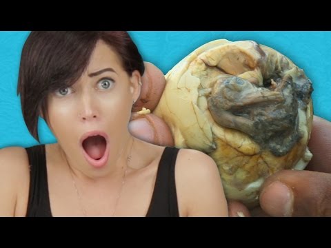 Youtube: Americans Try Balut (Duck Embryo)