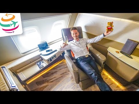 Youtube: RIESIG! Die Singapore Airlines First Class Suites in der A380 SIN-HKG | YourTravel.TV