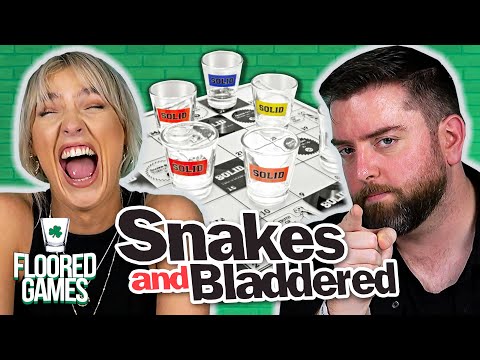 Youtube: SNAKES & BLADDERED - Irish People Try Snakes And Bladdered | Floored Games