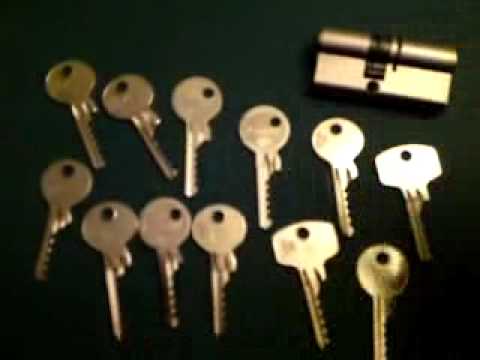 Youtube: Schlagschlüssel - www.polenschluessel.de abus bks wilka bumpkey slagsleutel
