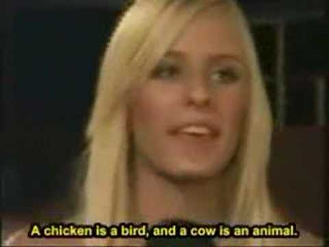 Youtube: Blonde vegetarier