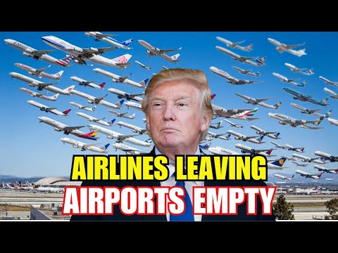 Youtube: Der Tourismus bricht ein, Flughäfen sind leer, weil sich zehn Fluggesellschaften aus den USA zurü...