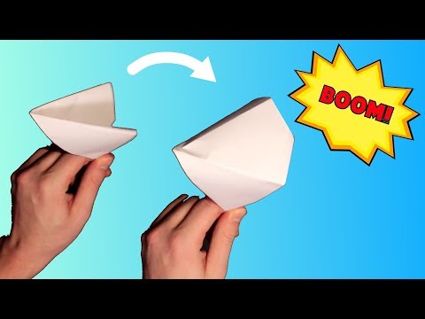 Youtube: KNALLTÜTE falten 💥 KLASSISCHE Knalltüte basteln aus Papier DIN A4 📝 einfach Schritt für Schritt