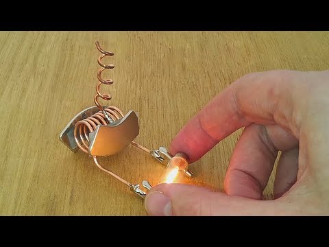 Youtube: free energy device tested on light bulb